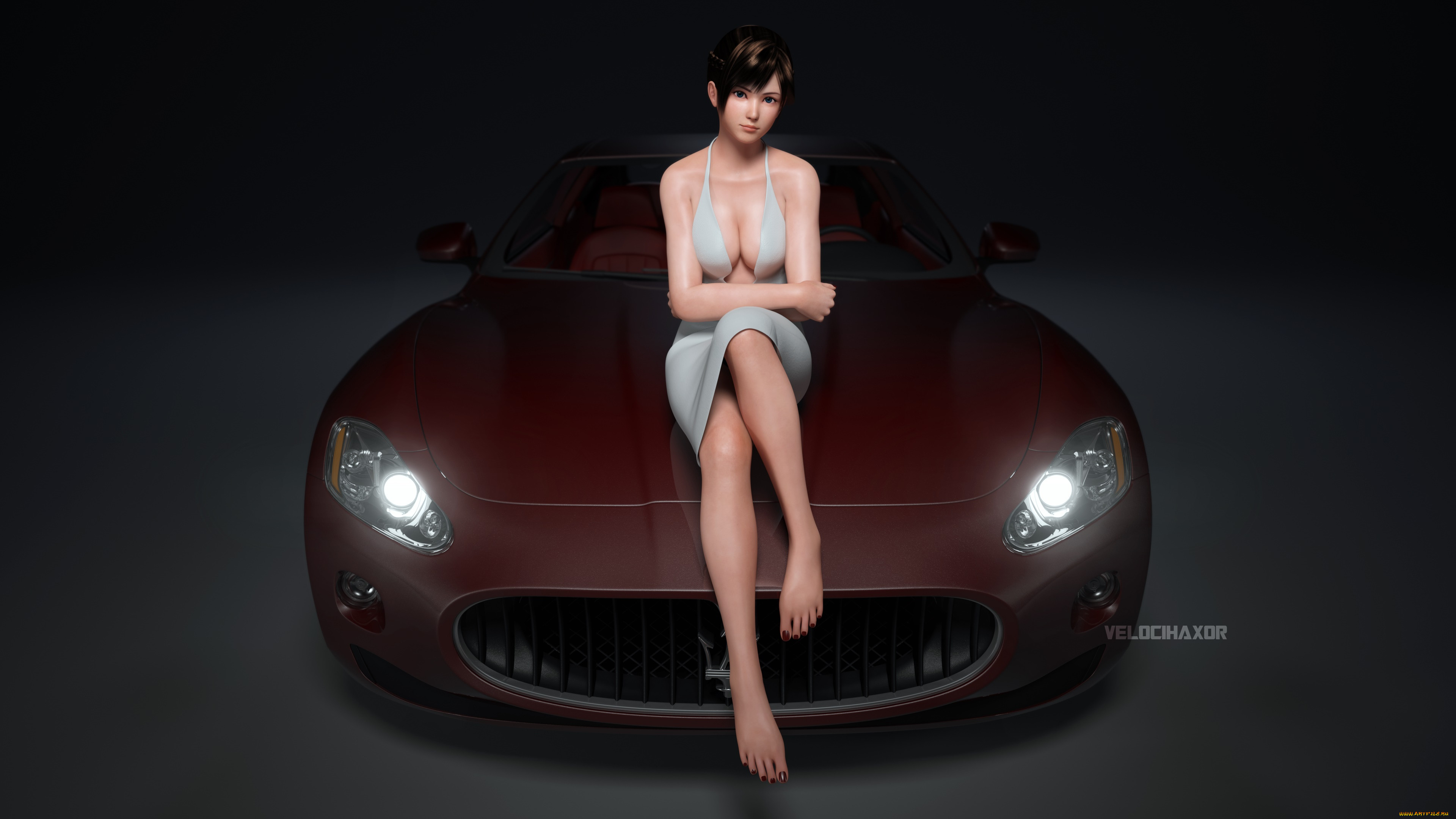 , 3d car&girl, , , , 